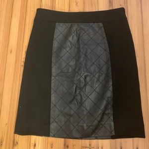 Real lambskin Leather MILLY skirt